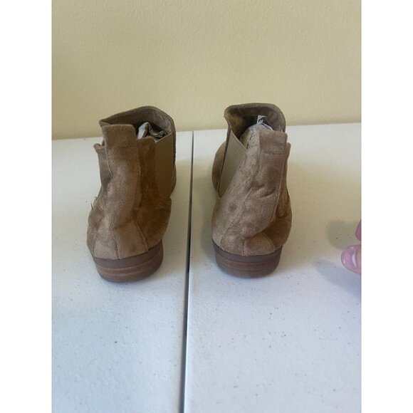 CP Shoes Womens Size 8.5 Ankle Boots Booties Brown Faux Suede - Picture 9 of 15